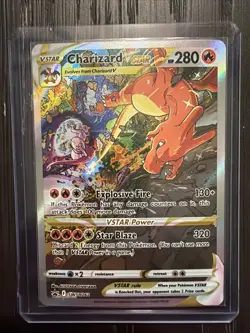 Pokemon TCG Charizard VSTAR SWSH262 Holo Black Star Promo - Image 1