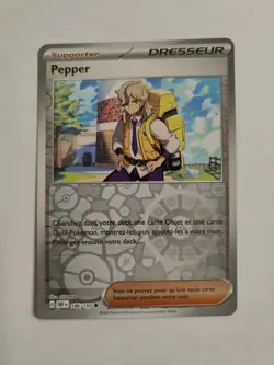 Carte Pokemon - Pepper Reverse 186/197 - Flammes obsidiennes EV03 - Image 1