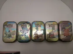 Pokemon Scarlet & Violet Paldea Friends Mini Tins [ FULL SET] Factory Sealed - Image 1