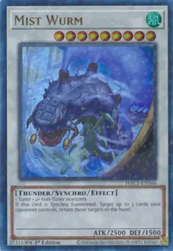 Yugioh! Mist Wurm - HAC1-EN166 - Ultra Rare - 1st Edition (Duel Terminal) Near M - Image 1