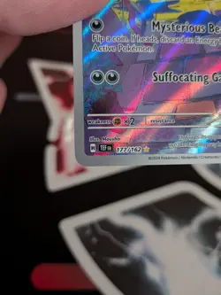 SV05 Temporal Forces Gastly Holo Illustration Rare Card 177/162 - Image 4