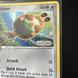 Pokemon TCG Sentret 62/92 Legend Maker Stamped Holo Common Card - Image 2