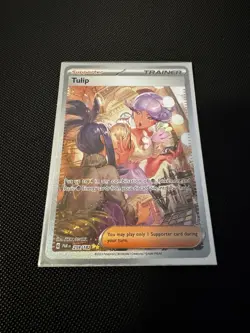 Pokemon TCG Tulip Card 259/182 Paradox Rift Sir Trainer - Image 1