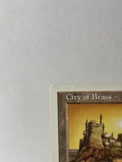 City of Brass MTG 5th Edition Vintage Magic the Gathering Land Card LP - Image 2