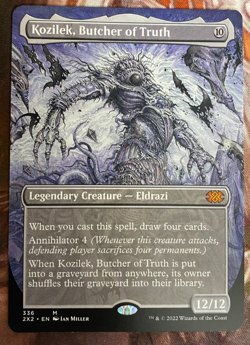 Variant Kozilek, Butcher of Truth x 1 Near Mint Magic the Gathering MTG 2X2 366 - Image 1