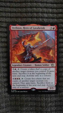 Magic: the Gathering / MtG Orthion, Hero of Lavabrink x1 March of the Machines - Image 1