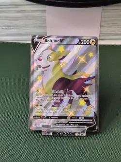 Pokemon Card TCG Boltund V SWSH085 Sword & Shield Black Star Promo Holo EN NM - Image 1