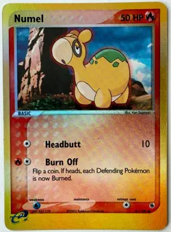 Pokemon Slugma Reverse Holo EX Dragon 72/97 + EX Era Cards Lot LP - Image 4