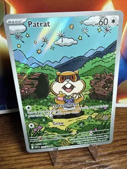 Pokemon TCG Patrat 152/086 White Flare Illustration Rare Pack To Sleeve Fresh #1 - Image 1