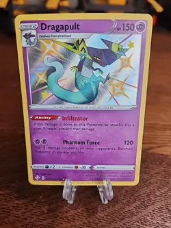 Dragapult SV062/SV122 Shining Fates: Shiny Vault Holo 2021 Pokemon TCG NM - Image 1