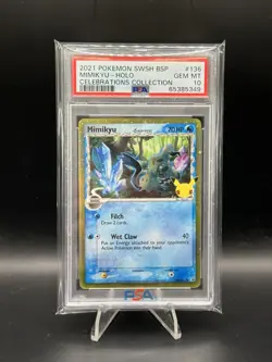 Pokemon Mimikyu Delta Species SWSH136 Sword & Shield Promo PSA 10 - Image 1