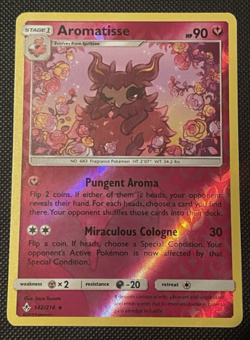 Pokemon - Aromatisse - 142/214 - Reverse Holo Rare - Unbroken Bonds - NM/M - Image 1