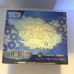 Pokemon TCG: Stellar Crown Pokemon Center Elite Trainer Box ETB SEALED - Image 1
