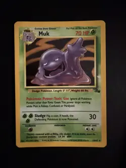 Muk (13) Holo Rare Fossil 13/62 Pokemon TCG - Image 1