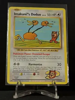 2016 Pokemon Evolutions ImakuniU's Doduo 112/108 Secret Rare - Image 1