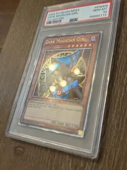 2024 Yu-Gi-Oh! DARK MAGICIAN GIRL QCSR MP24-EN009 PSA 9 + PSA 10 - Image 3