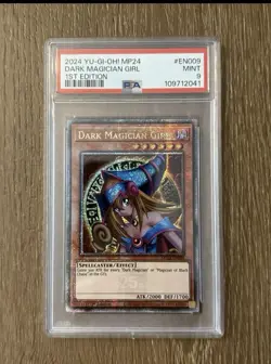 2024 Yu-Gi-Oh! DARK MAGICIAN GIRL QCSR MP24-EN009 PSA 9 + PSA 10 - Image 5