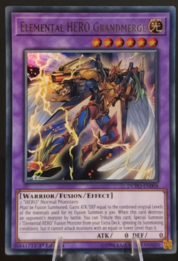 Elemental HERO Grandmerge DUPO-EN004 Ultra Rare 1st ED- YuGiOh - Duel Power (NM) - Image 1