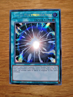 Yugioh Super Polymerization BLMR-EN089 Secret Rare English 1st Edition - Image 1