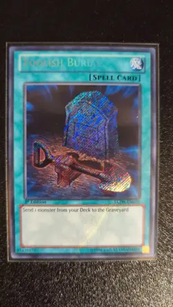 Yu-Gi-Oh! Foolish Burial | LCJW-EN070 | English | 1st | Secret Rare | NM - Image 1