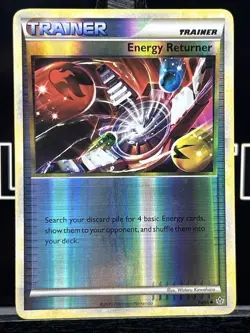 Energy Returner 74/95 Reverse Holo HGSS Unleashed Pokemon Card - Image 3