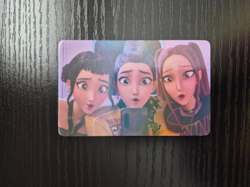 KPop Demon Hunters Collectible Trading Card (P) - HUNTR/X - Rumi, Mira, Zoey - Image 1