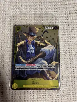 One Piece Promo Card -Sabo - #P-073 - Sealed In Package Still . New - Image 1