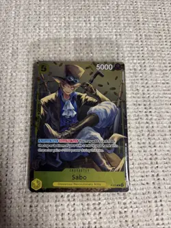 One Piece Promo Card -Sabo - #P-073 - Sealed In Package Still . New - Image 2
