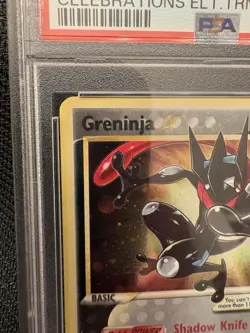 PSA 9 Greninja Gold Star Promo SWSH144 Celebrations ETB Pokemon Card – Mint - Image 3