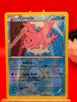 Pokemon TCG XY-01 Base Set Corsola Uncommon Card 36/146 Reverse Holo - Image 1