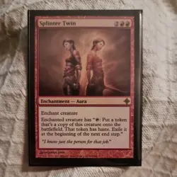 1x MTG Magic The Gathering TCG Splinter Twin - Rise of the Eldrazi - Image 1