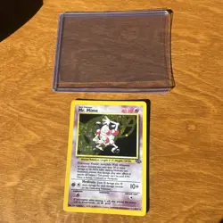 Mr. Mime 6/64 Jungle Holo Rare Pokemon Card English - Image 1