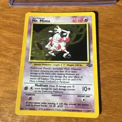 Mr. Mime 6/64 Jungle Holo Rare Pokemon Card English - Image 2