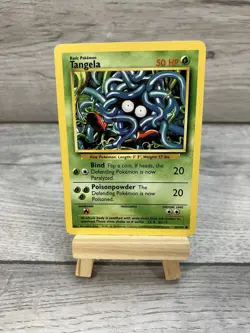 4th Print Tangela 66/102 Base Set 1999-2000 WOTC Pokemon Card NEAR MINT - Image 1