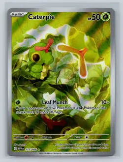 Pokemon - Caterpie - 172/165 SV: Scarlet & Violet 151 - Illustration Rare - Image 1