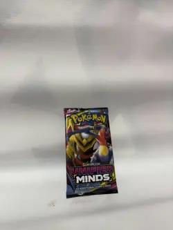 Pokemon Sun And Moon Unified Minds Booster Pack Factory Sealed - Image 1