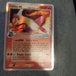 Pokemon TCG Latias EX Dragon Frontiers Holo Rare Card 95/101 Delta Species - Image 1