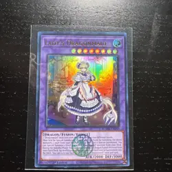 MEGA RARE Special Holo Lady’s Dragonmaid Yu-Gi-Oh Mint Condition 1st Edition - Image 1