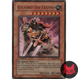 Yugioh Gilford the Legend SD5-001 Ultra Rare 1st Edition MP - Image 1