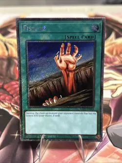 Yugioh - Fissure RA03-EN084 1st Edition Platinum Secret Rare NM - Image 1