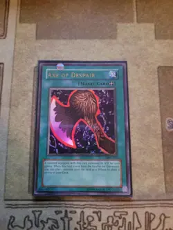 YUGIOH AXE OF DESPAIR MRL-002 ULTRA UNLIMITED ED NM 1996 - Image 1