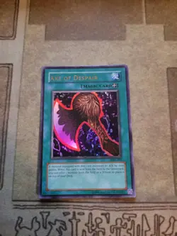 YUGIOH AXE OF DESPAIR MRL-002 ULTRA UNLIMITED ED NM 1996 - Image 2