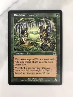 Birchlore Rangers MTG Magic the Gathering Card NM Near Mint Onslaught Retro - Image 1