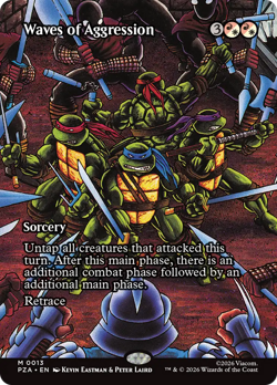Waves of Aggression (Borderless) Teenage Mutant Ninja Turtles Eternal-Legal - Ne - Image 1