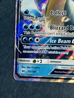 Lapras GX 35/149 SM Base Set Ultra Rare Pokemon Card LP - Image 5