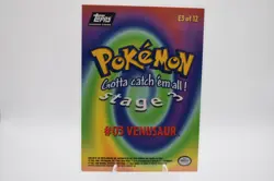 Pokemon Card - Venusaur - E3 OF 12 - NM - Topps Black - Image 2