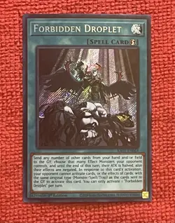 YuGiOh! - Forbidden Droplet (Secret Rare) - 25th Anniversary Rarity Collection - Image 1