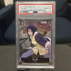 One Piece Card Japanese Tashigi Premium Card Collection Girls ED PSA 10 #105 - Image 1