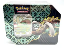 Pokemon Scarlet and Violet Great Tusk ex Paldean Fates Tin - Brand New - Image 1