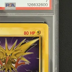 Pokemon TCG Zapdos 30/62 Fossil 1st Edition Rare - PSA 7 - Image 3